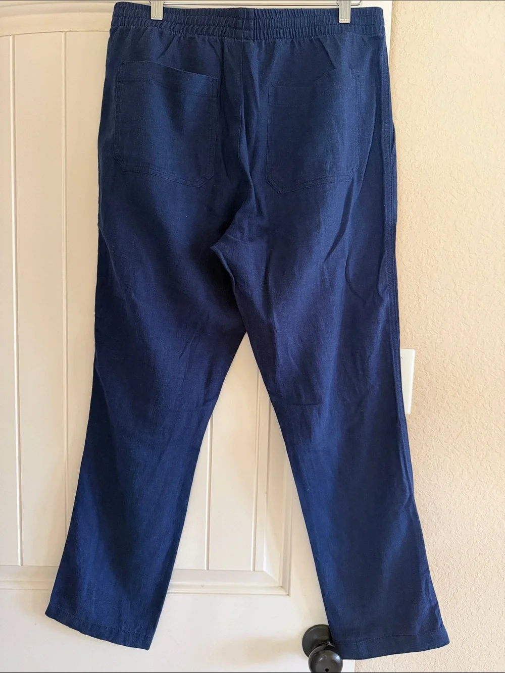 Banana Republic Mens Navy Linen Pant